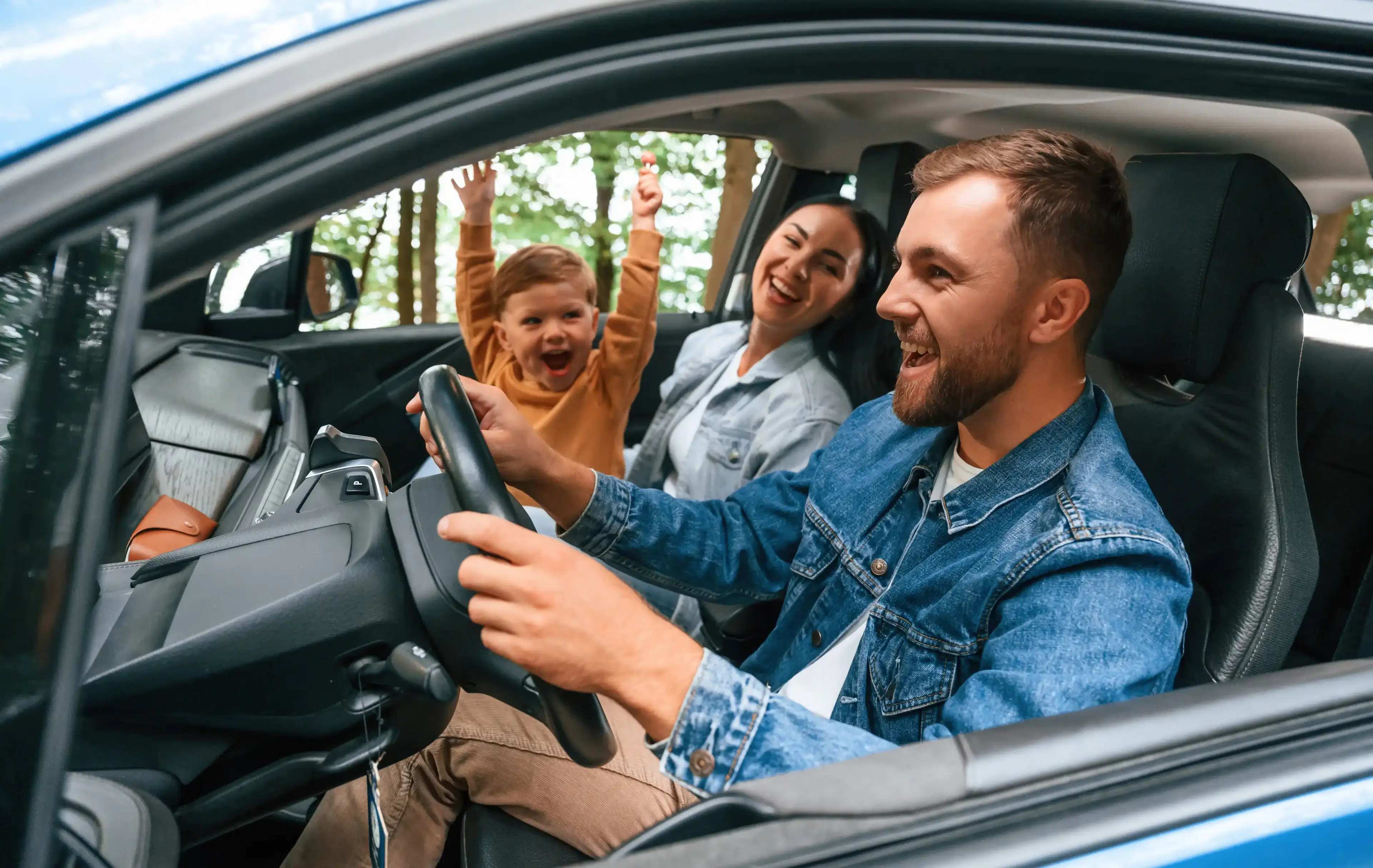 Family in Car