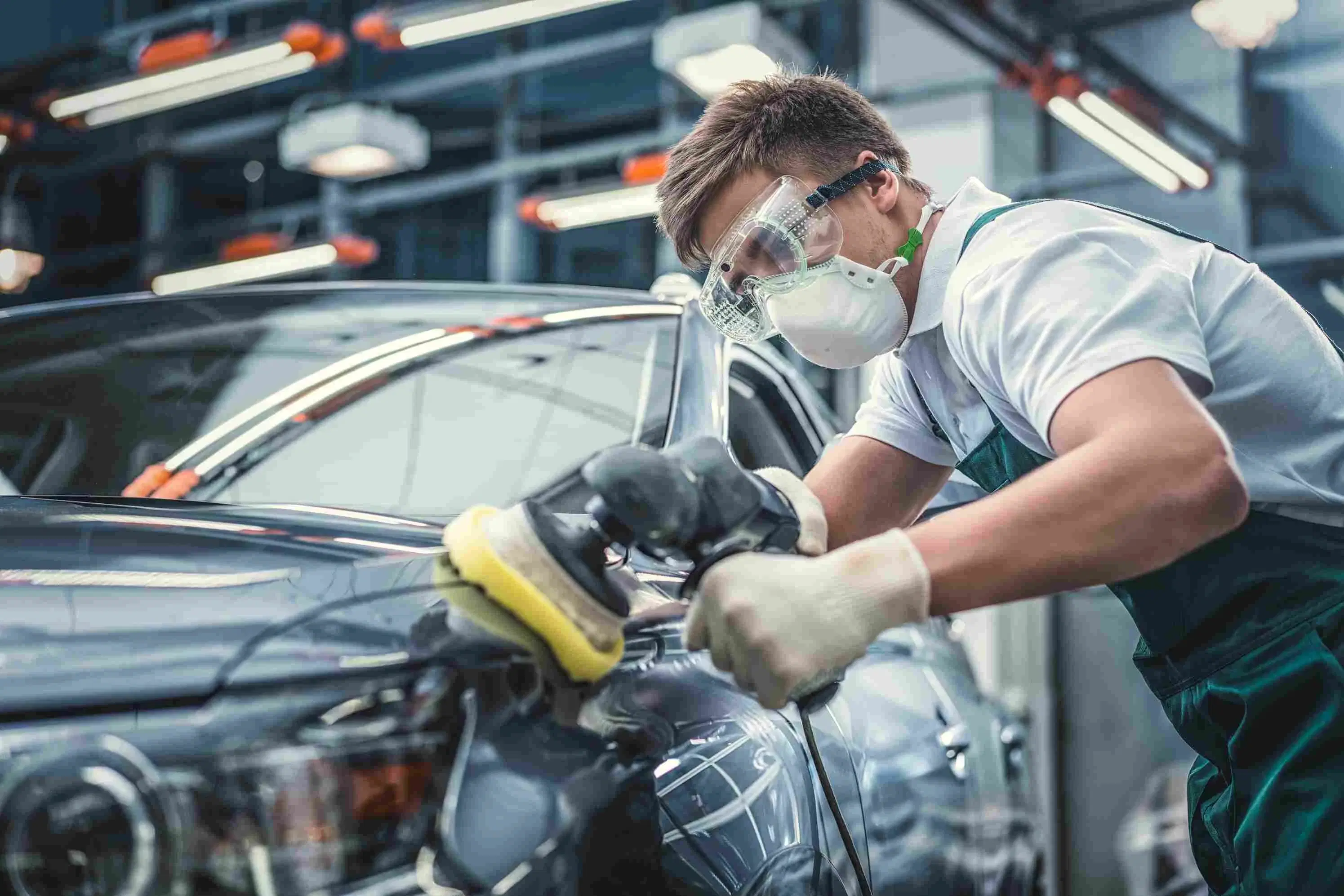 Mechanic working