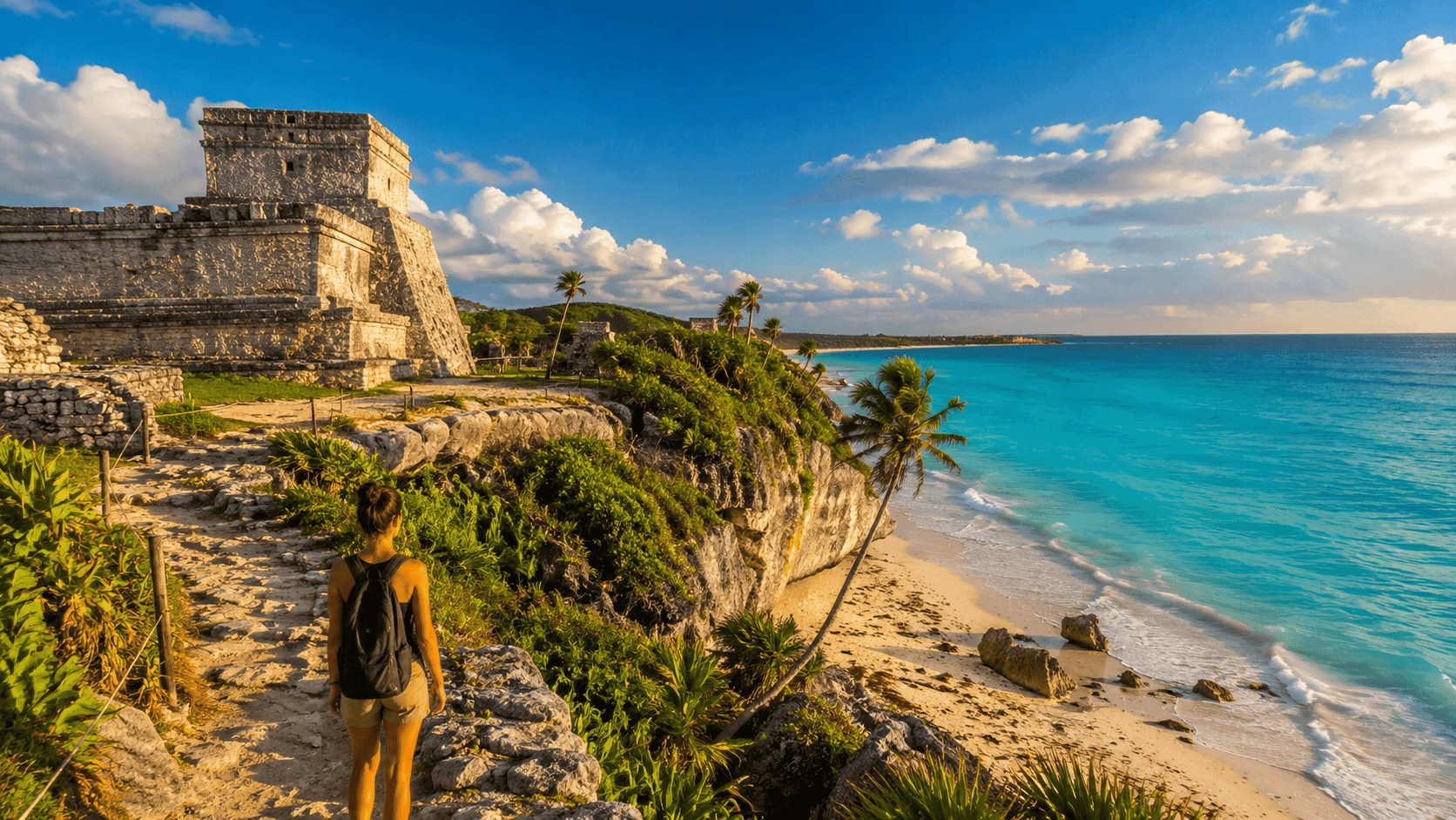 Tulum desde Cancún en auto: ruinas, cenotes y playas (guía 2026)