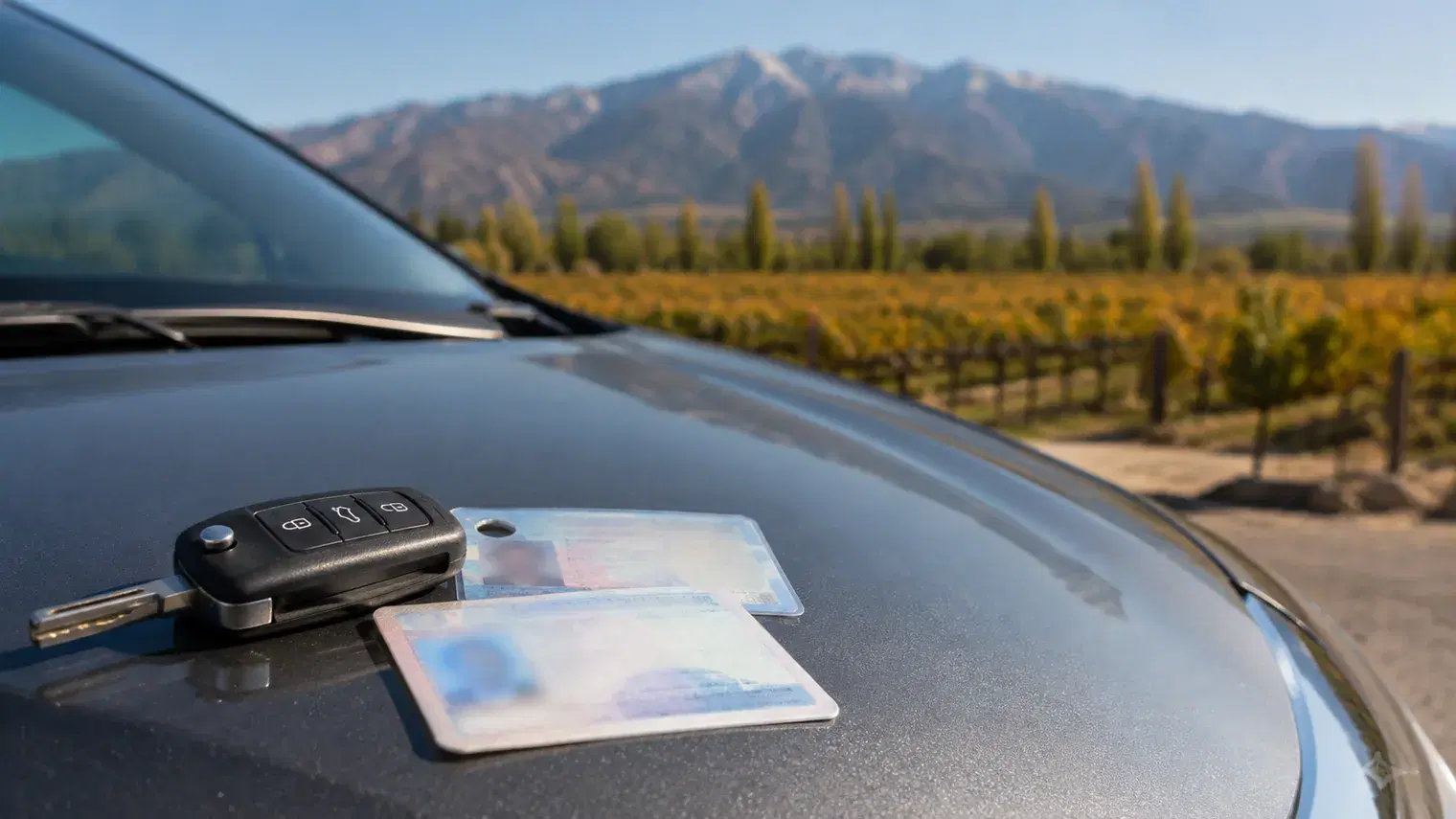 Documentos para alquilar un auto en Mendoza