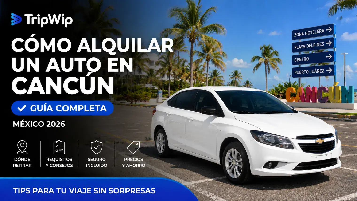 Nissan Versa en Cancún: ficha completa y precio en TripWip (2026)