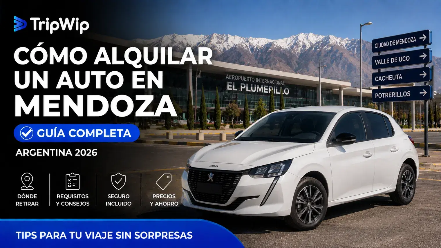 Peugeot 208 en Mendoza: ficha completa y precio en TripWip (2026)