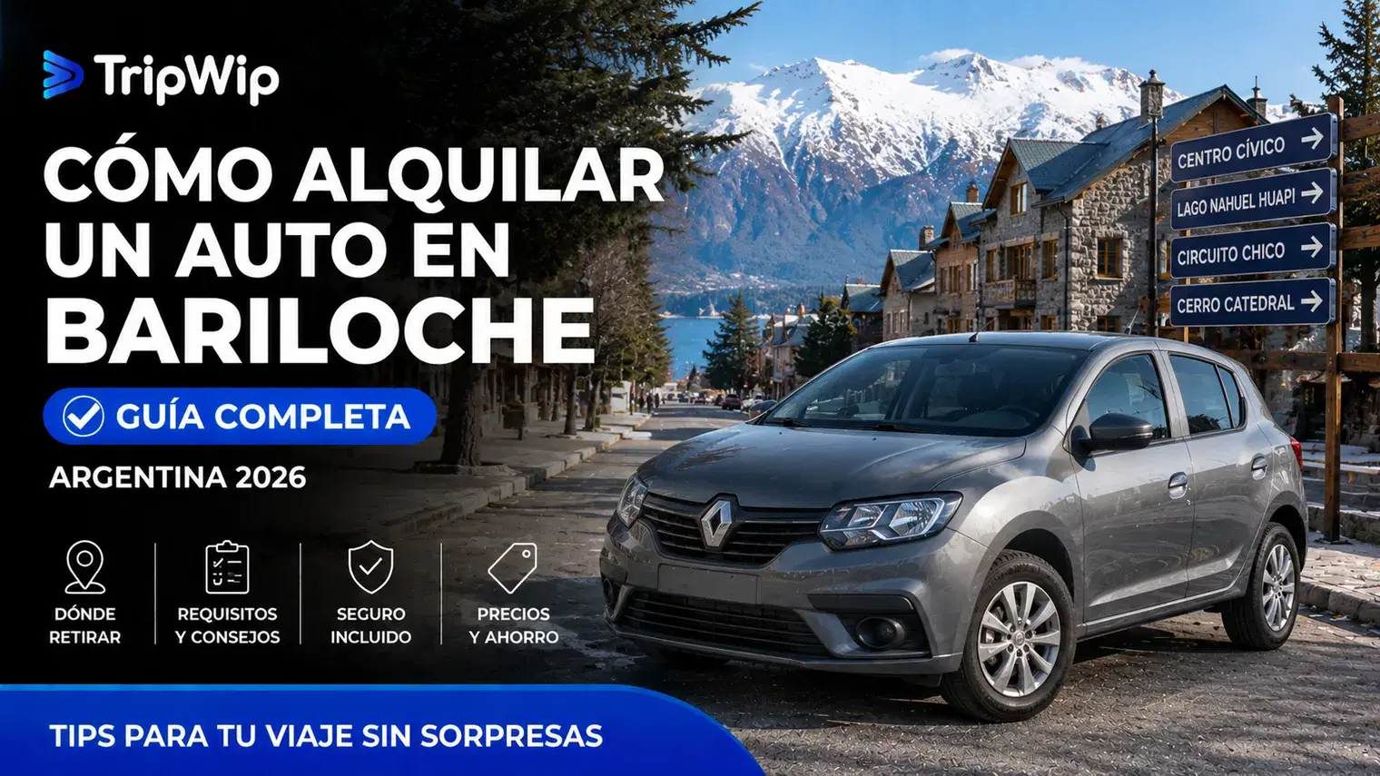 Renault Sandero en Bariloche: ficha completa y precio en TripWip (2026)