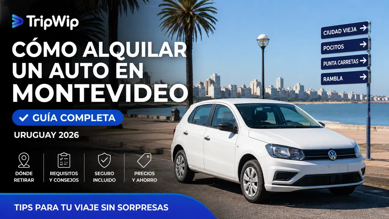 Volkswagen Gol en Montevideo: ficha completa y precio en TripWip (2026)